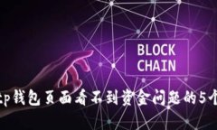 解决tp钱包页面看不到资金问题的5个步骤